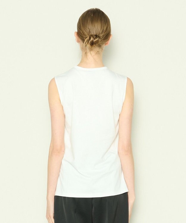 JOSEPH 【洗える】ロイヤルコットン　ラウンドネックカットソー White