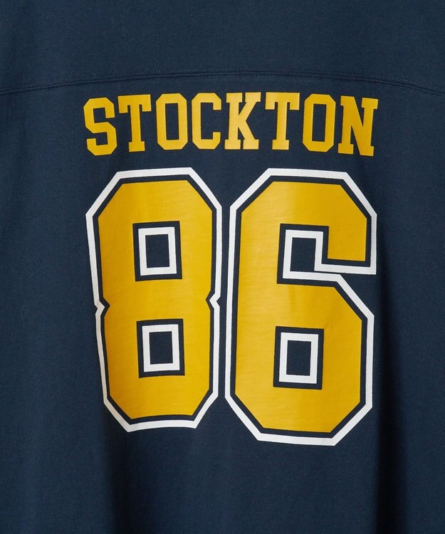 WEGO 【ユニセックス着用ITEM/手洗い可/MLサイズ】フットボールBIG　T（S） ネイビー