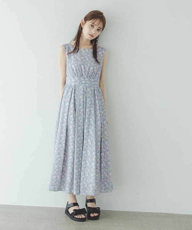 TOCCA 【美人百花掲載】【WEB限定・洗える・消臭】TULIP BABYS ドレス スカイブルー系5