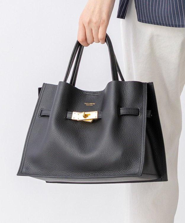 先行予約】VIOLAd'ORO イタリアンWフェイスレザー トートバッグ / 23区