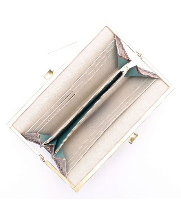 A.D.M.J. 【スネークレザー】ガマグチウォレット ヴィナロッソ