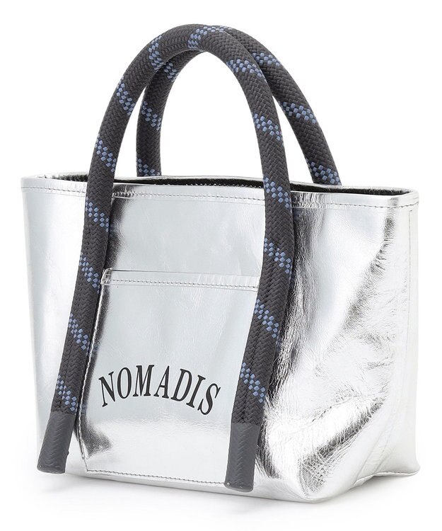 23区 NOMADIS JOY レザー ミニ トートバッグ(シルバー) シルバー系