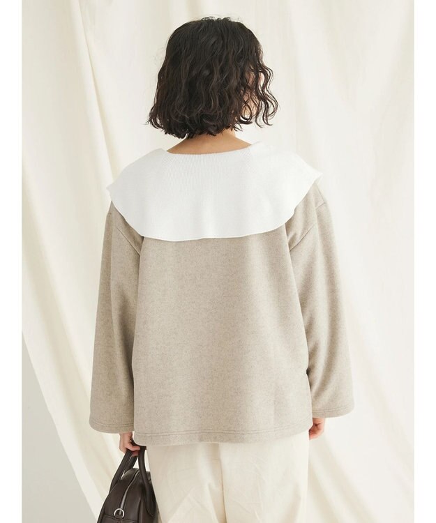 CRAFT STANDARD BOUTIQUE 圧縮ニットソープルオーバー Beige