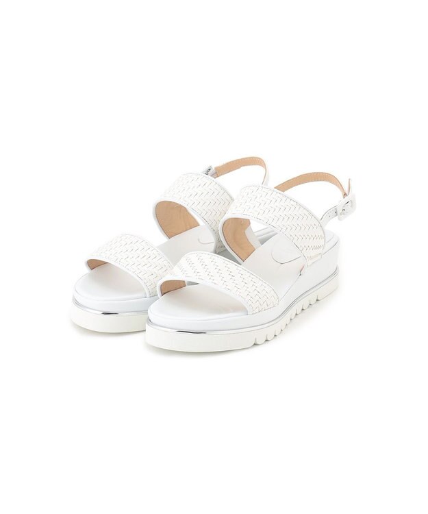 GRACE CONTINENTAL LUCA GROSSI メッシュサンダル ホワイト