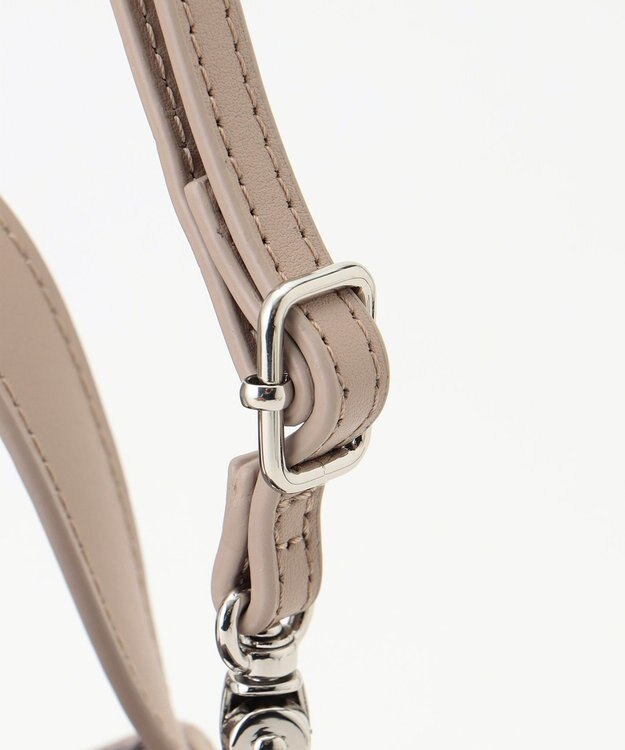 Y'SACCS イタリアンシープ 2wayラウンドトート グレージュ