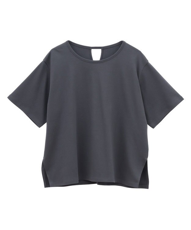 AMERICAN HOLIC バックスリットＴシャツ Charcoal Gray