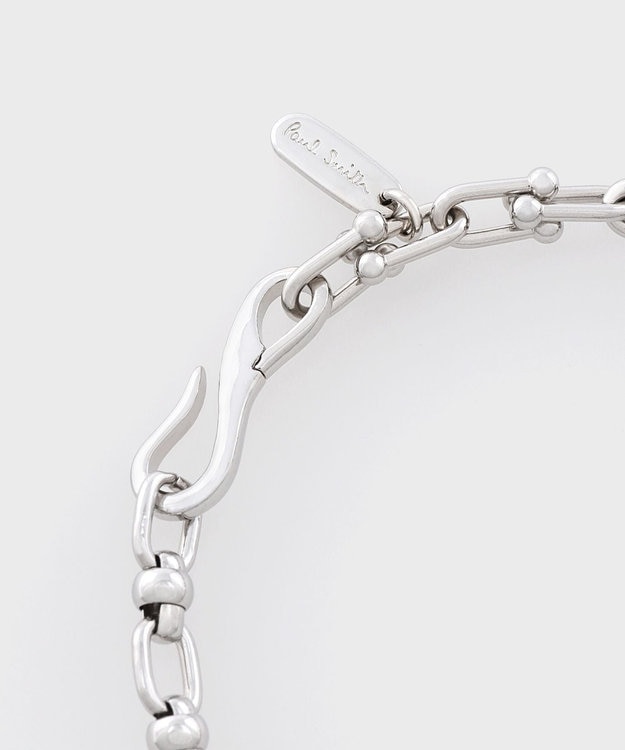 Paul Smith ハートミックスチェーン ブレスレット シルバー