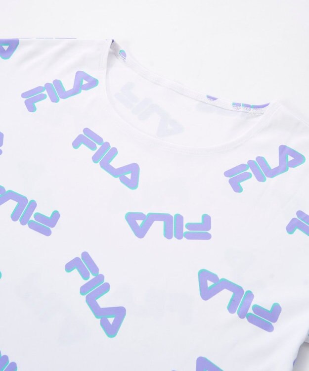 OP／FILA 【FILA】Tシャツ付きスクール水着 パープル