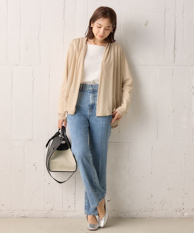 組曲 S トムボーイデニム パンツ ブルー系