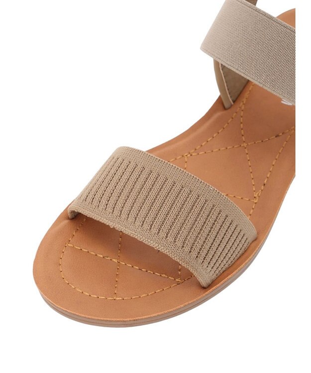 Green Parks ・ｒｉｃｈ　ｂｌｕｅ　フラットサンダル Gray Beige