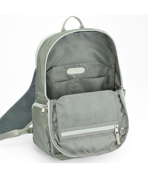 ACE BAGS & LUGGAGE W&.Day/Night モルテルン ラウンドリュック A4サイズ 14.0インチPC収納 20492 ダブルアンド セージグレー