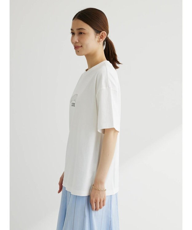 Green Parks 小さめカレッジボックスＴシャツ Off White