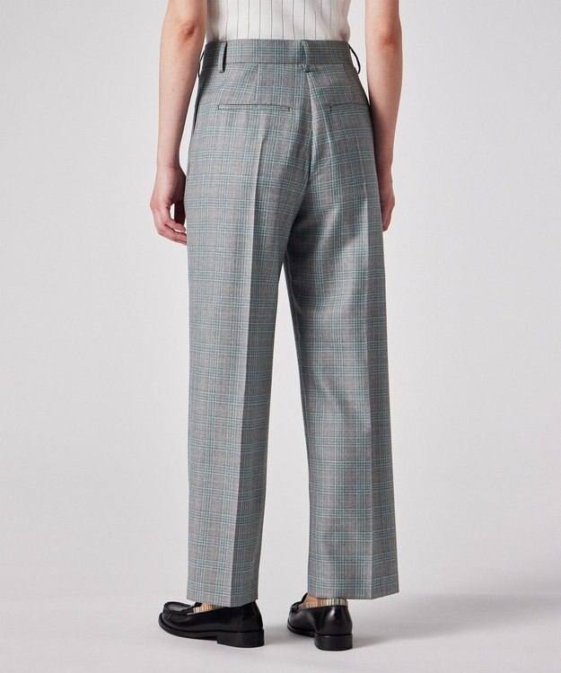 Paul Smith オーバーウィンドウペーン ワイドパンツ グレー