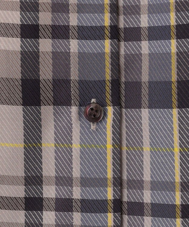 組曲 S 【リボンタイ付き】シアーツイルチェック ブラウス パープル系3