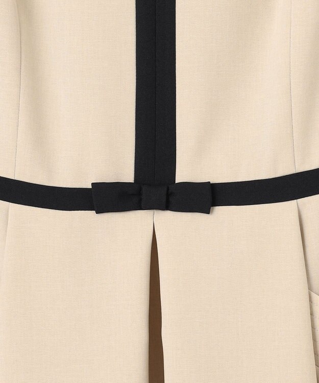 TOCCA 【接触冷感・吸水速乾・洗える】RIBBON'S CROSSROAD ドレス ベージュ系