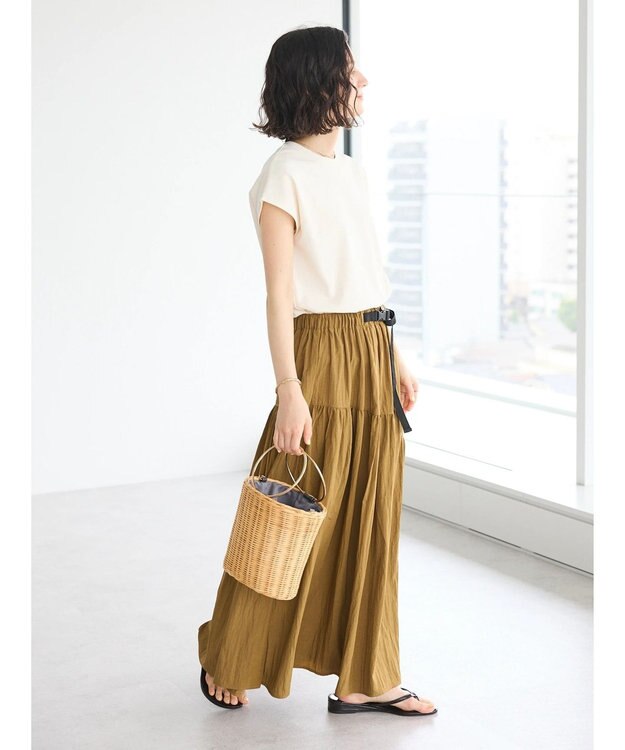 CRAFT STANDARD BOUTIQUE スムースフレンチスリーブプルオーバー Ivory