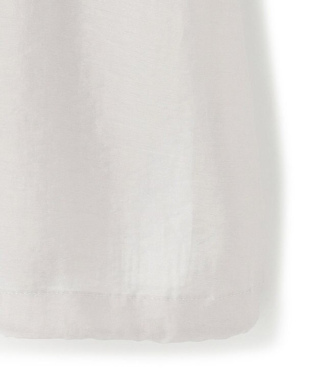 ICB L 【洗える】リヨセルナイロンワッシャー ノーカラーブルゾン トープ系