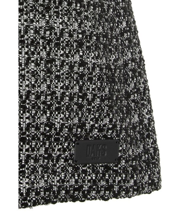 DAKS 【DAKS GOLF】ツイードキュロットパンツ ブラック
