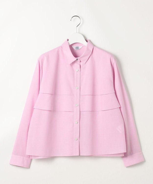 J.PRESS LADIES 【WEB限定カラーあり】COTTON TEX ブラウス ピンク系