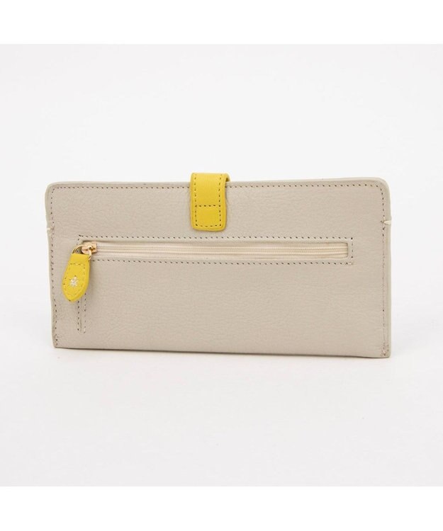 UNBILLION アトランタ ATLANTA / 牛革薄マチロングウォレット アイボリー