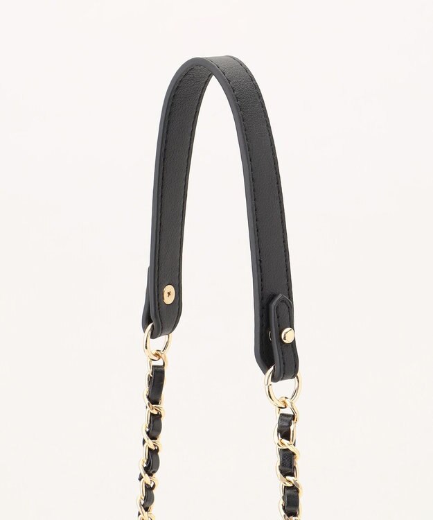 組曲 フラップミニショルダー バッグ ブラック系