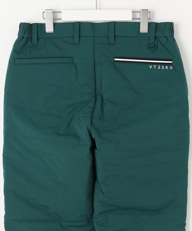 23区GOLF 冬の最強防寒パンツ【MEN】キルティング パンツ ダークグリーン系