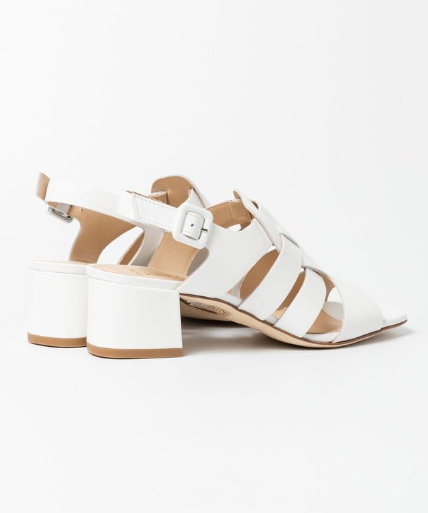 BONTRE 【LucaGrossi/ルカグロッシ】グルカ風ベルトサンダル ホワイト