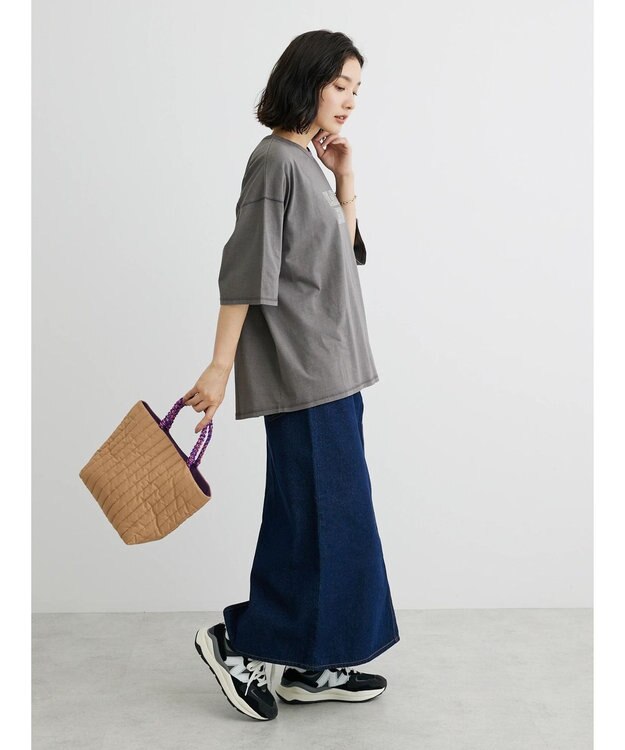 Green Parks Ａラインデニムスカート One Wash