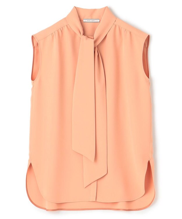 BEIGE， 【WEB＆一部店舗限定】ZEKOLVA / ボウタイブラウス Coral