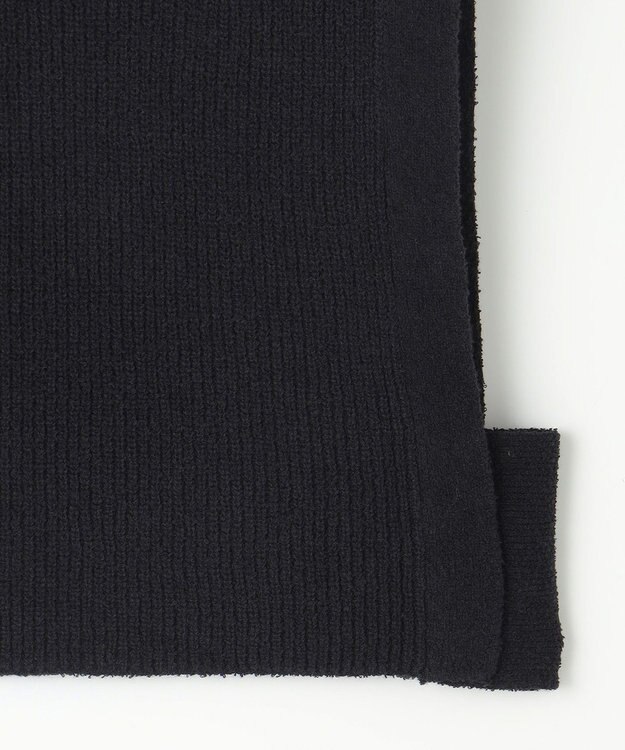 23区 【SACRA】コットンナイロンブークレ ポルカリブ ニット ブラック系