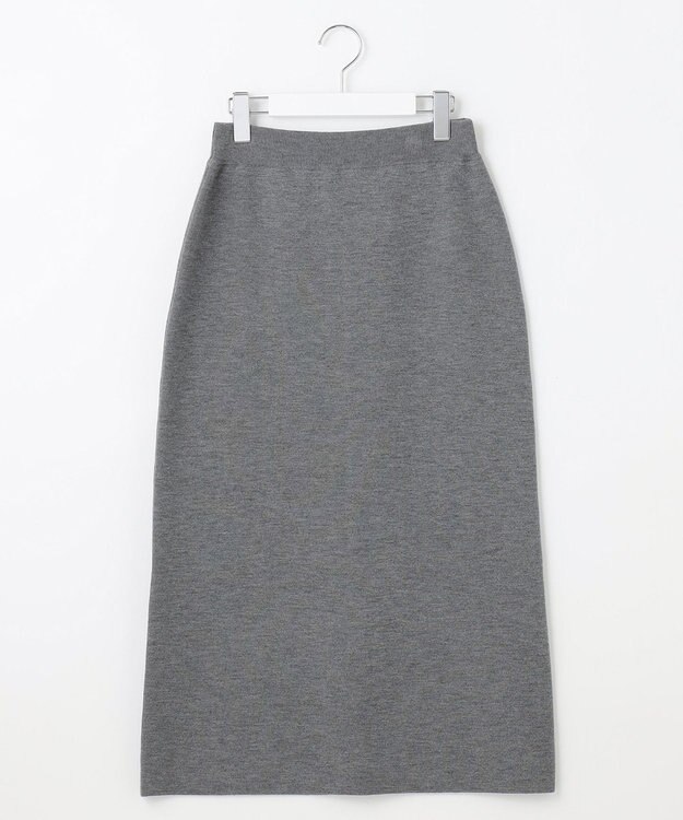 自由区 S 【WEB&一部店舗限定】スムージーニット スカート チャコール