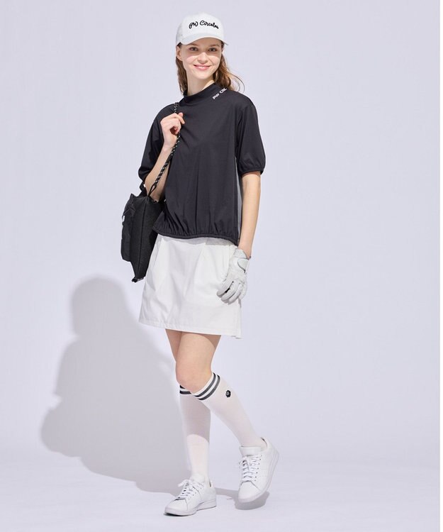 PW CIRCULUS 【虫よけ加工】【WOMEN】P-MOF ソックス ニーハイ丈 ゴルフウェア レディース ホワイト系