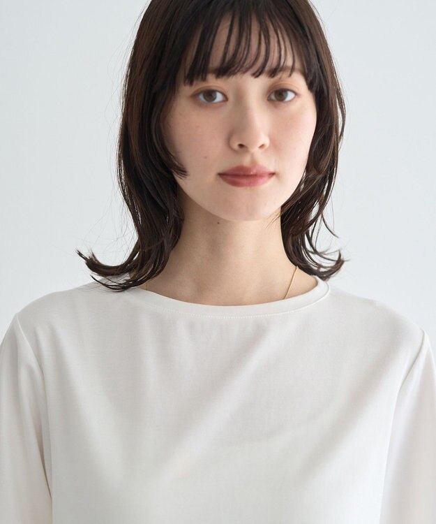 YECCA VECCA シアーMIXプルオーバー Off White