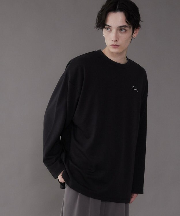 WEGO AIRFUNCTIONシンプルロゴT（LS） ブラック