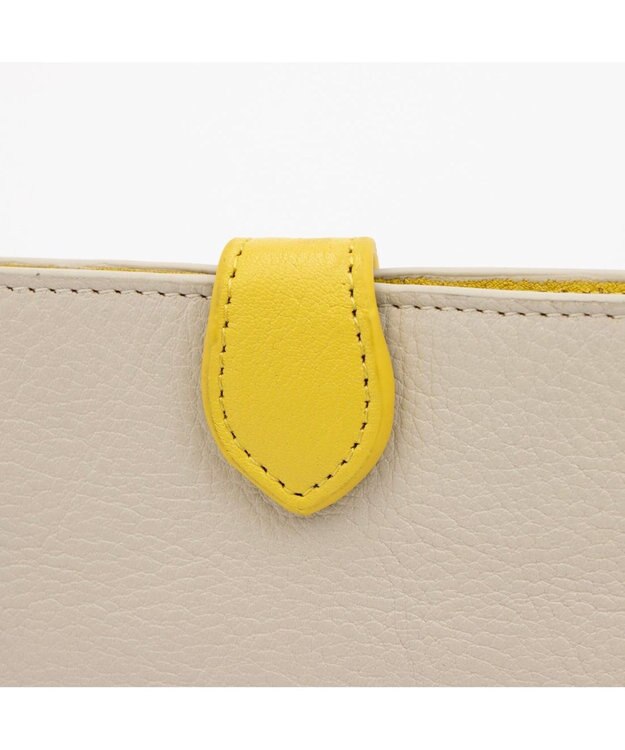 UNBILLION アトランタ ATLANTA / 牛革薄マチロングウォレット アイボリー