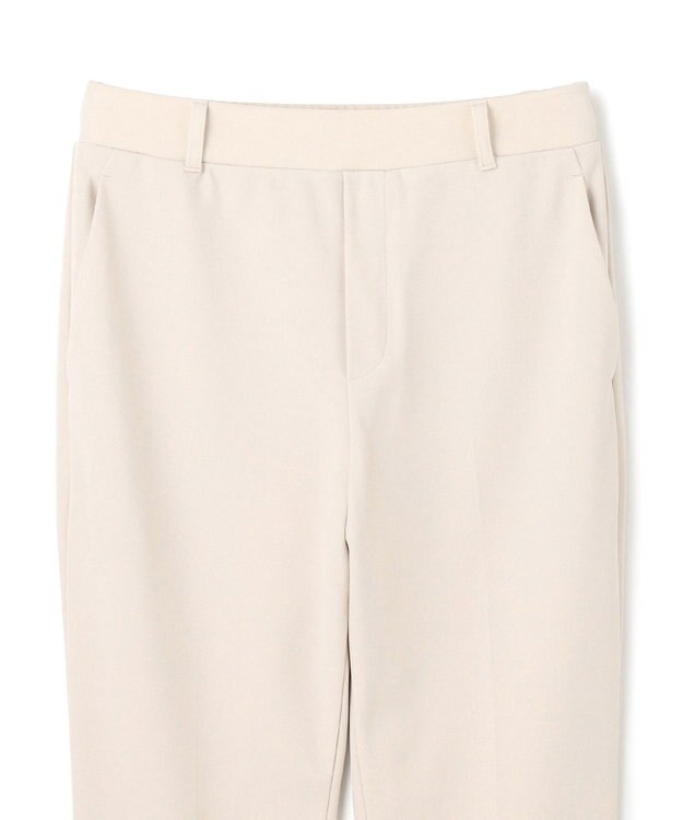 UNFILO 【WEB限定】BEAUTY MOVE センタープレス テーパードパンツ アイボリー