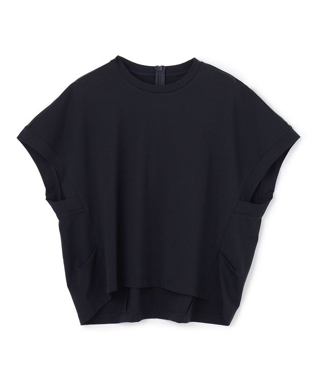 UNFILO L 【一部店舗限定カラー】BEAUTY FORM-T コクーンTシャツ ネイビー