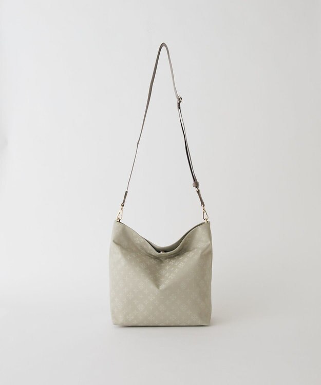 russet ナイロンジャガード2WAYショルダーバッグ(CE-1693) Ecru