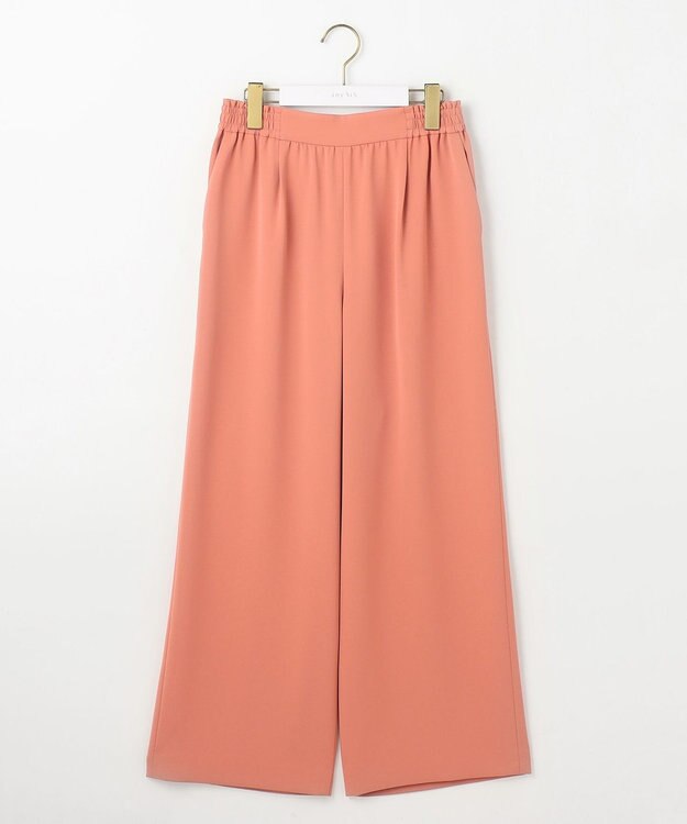 ANY SIS 【撥水・接触冷感・UVカット】コンフォートイージー ワイドパンツ オレンジ