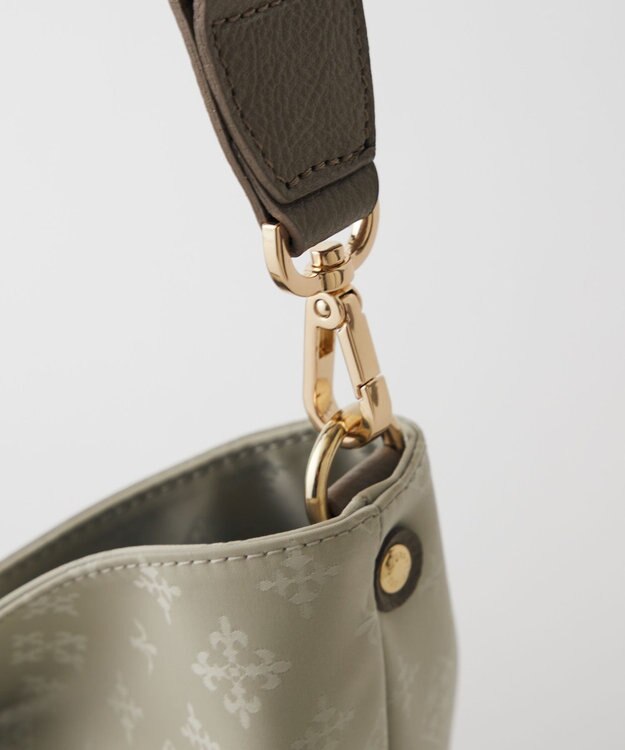 russet  ナイロンジャガード2WAYショルダーバッグ(CE-1693) Ecru