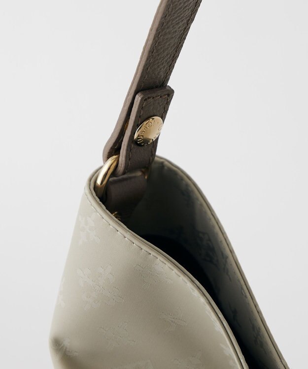 russet  ナイロンジャガード2WAYショルダーバッグ(CE-1693) Ecru