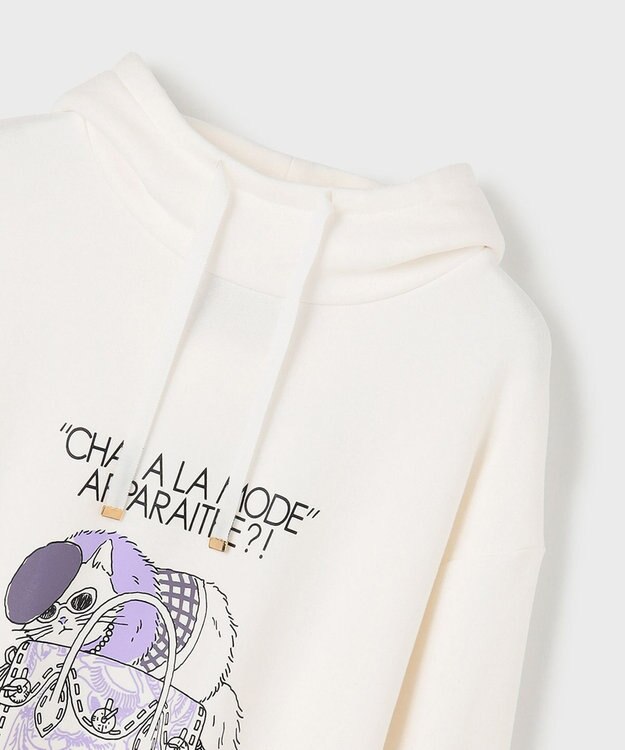 GRACE CONTINENTAL アニバーサリーフーディ ホワイト