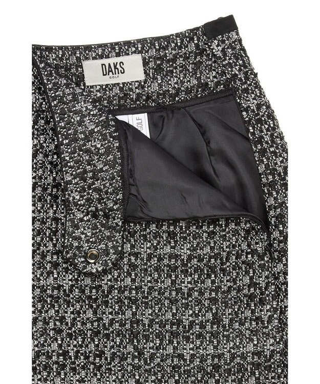 DAKS 【DAKS GOLF】ツイードキュロットパンツ ブラック