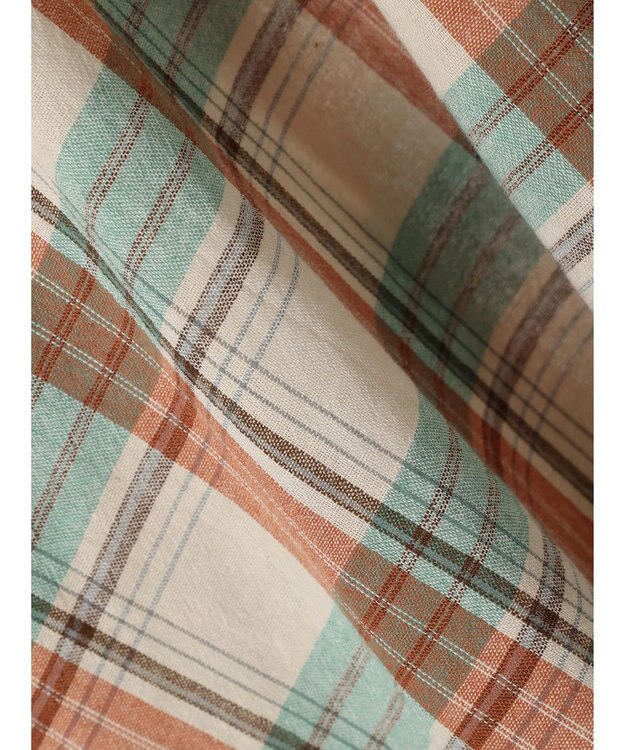 CRAFT STANDARD BOUTIQUE チェックフィッシュテールチュニック Beige