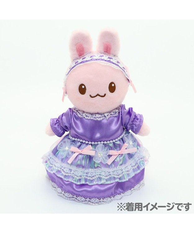 Mother garden マザーガーデン うさももドール プチマスコット Ｓサイズ 用 着せ替えお洋服  《プチプリズムドレス》 紫