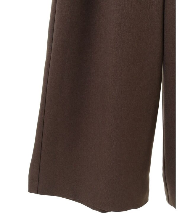 earth music&ecology ベルト付きワイドパンツ Brown