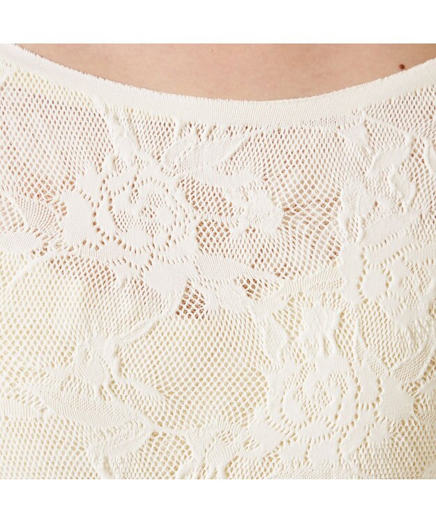 Chacott Chacott BALANCE【ノーソーイングニット】オーロラシアーレーストップ オフホワイト