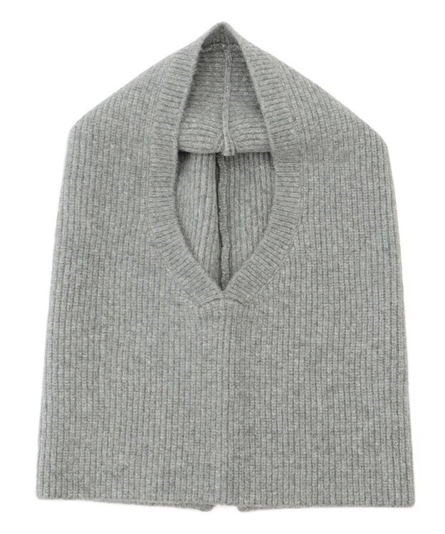 UNFILO 【洗える】ふわふわニット バラクラバ グレー
