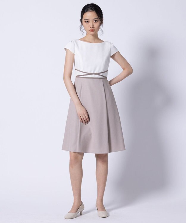 TOCCA 【消臭・洗える】SUMMER LUCE ドレス ベージュ系