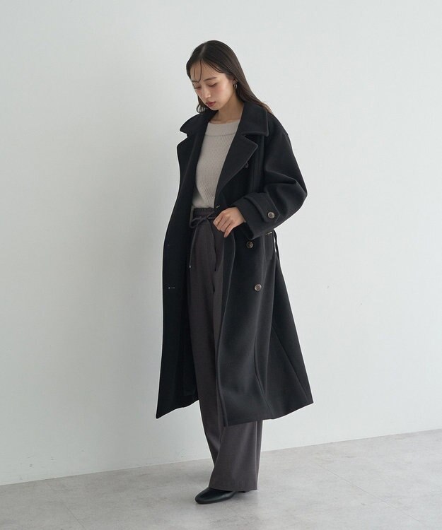 earth music&ecology パウダーシャギー畦プルオーバー Light Gray